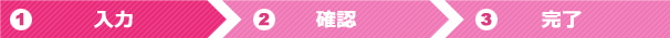 お問い合わせ内容入力ステップ（入力）